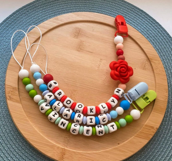 Personalized Kids Accessories,Baby Shower Gift,Pacifier,Clip Personalized,BabyShowerGift for Boys,BabyShower Gift for Girls,Custom Baby Gift - Image 8