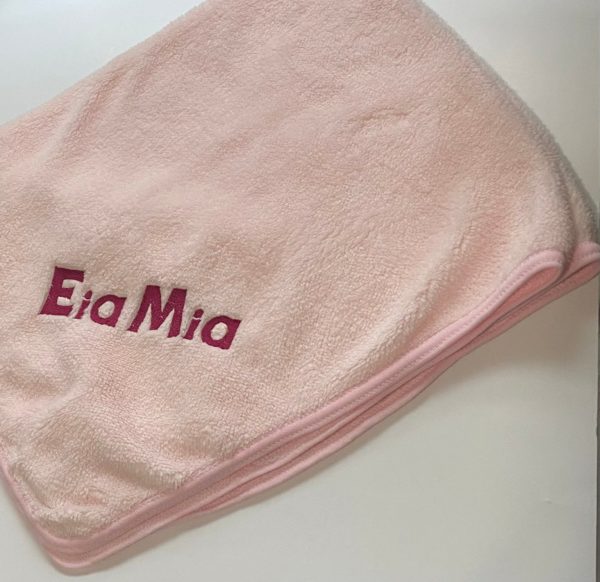 Fuzz or Cotton Swaddle for Crib, for Boys, Girls & Unisex, Newborn, Infant with Personalization option